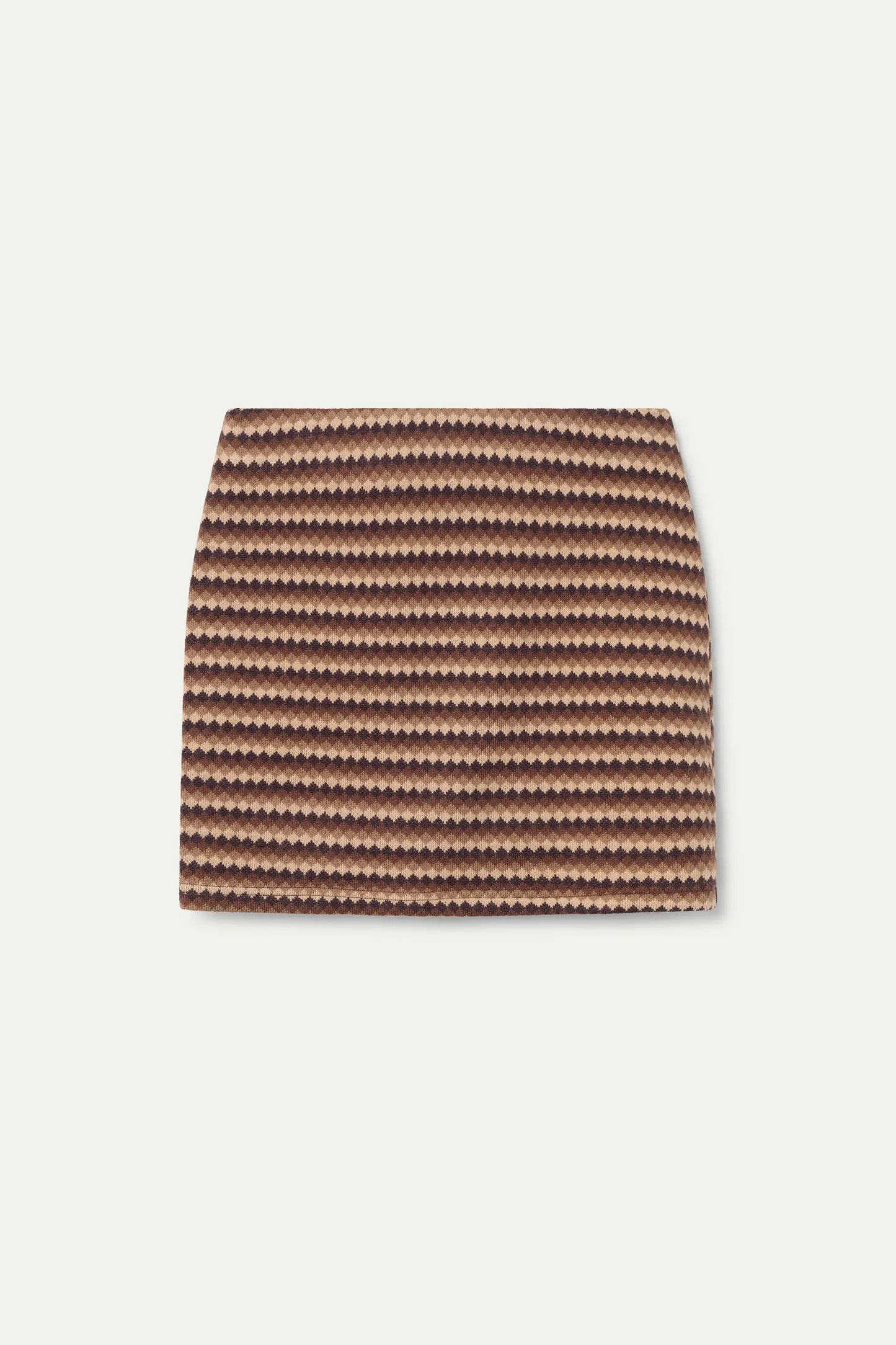 Falda corta con estampado geométrico