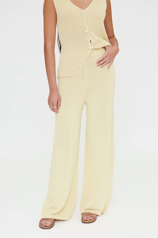 Pantalón punto amarillo