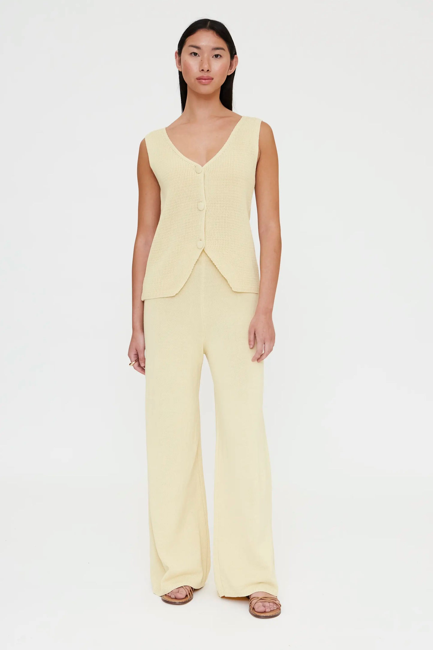 Pantalón punto amarillo