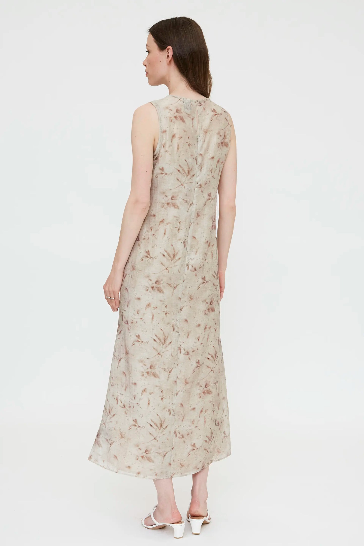 Vestido largo  con estampado Tie Dye