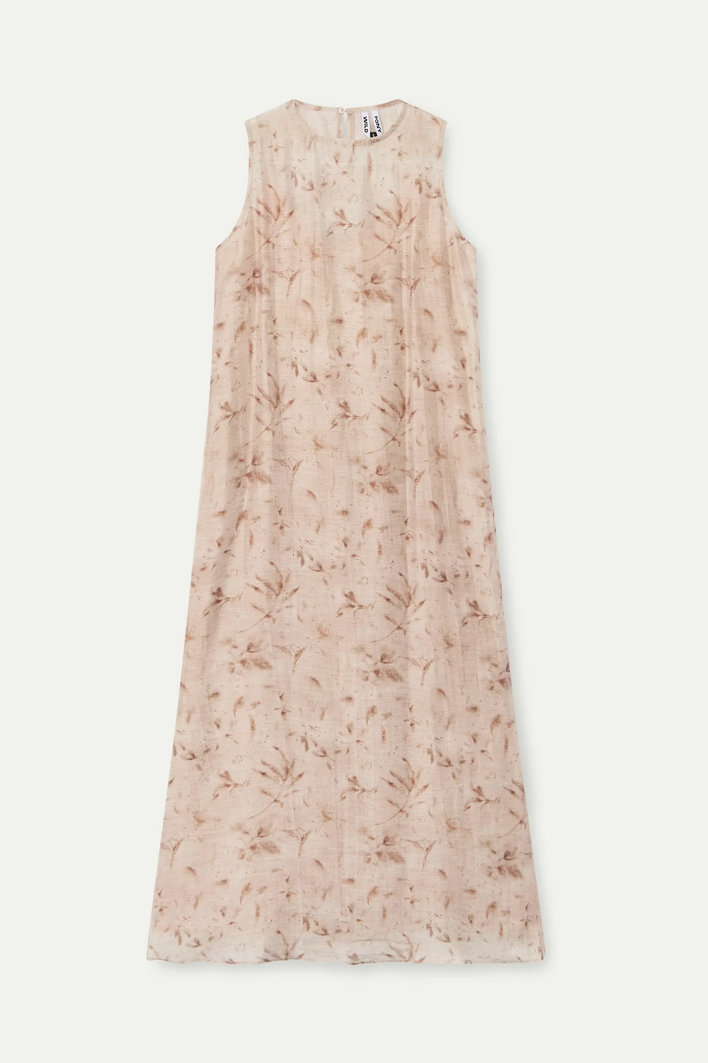 Vestido largo  con estampado Tie Dye