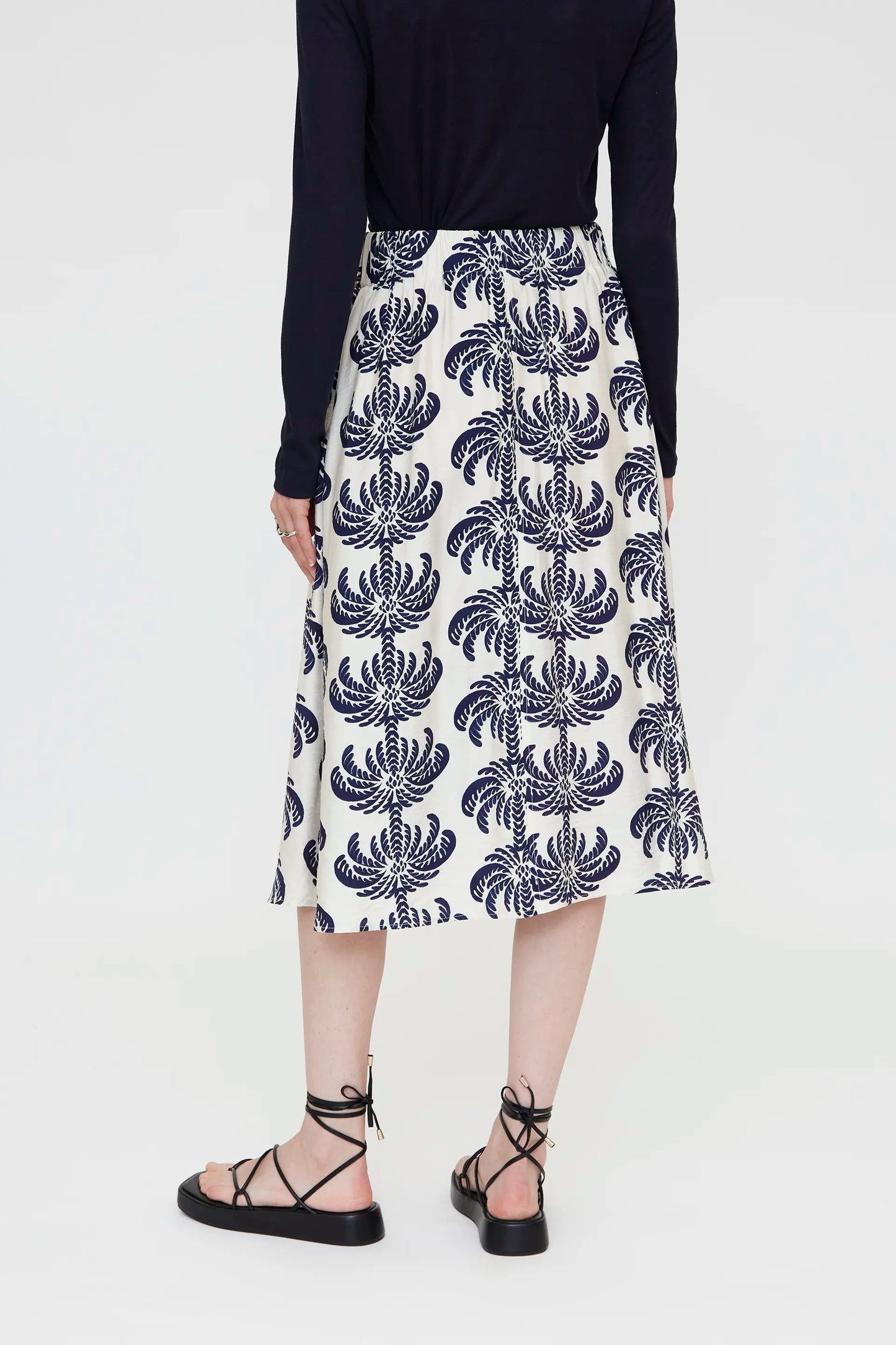 Palms Spring print skirt