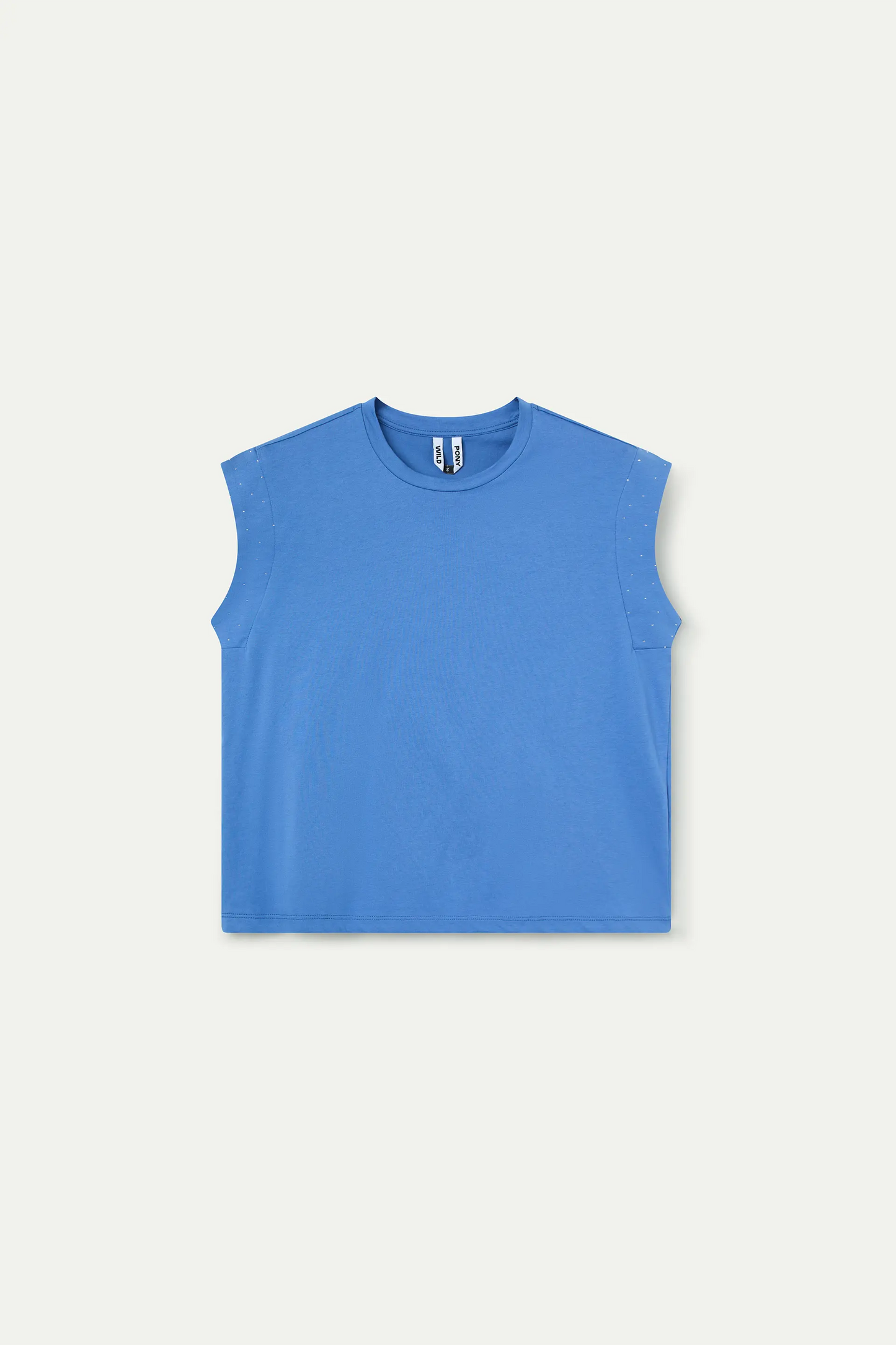 Camiseta manga corta azul