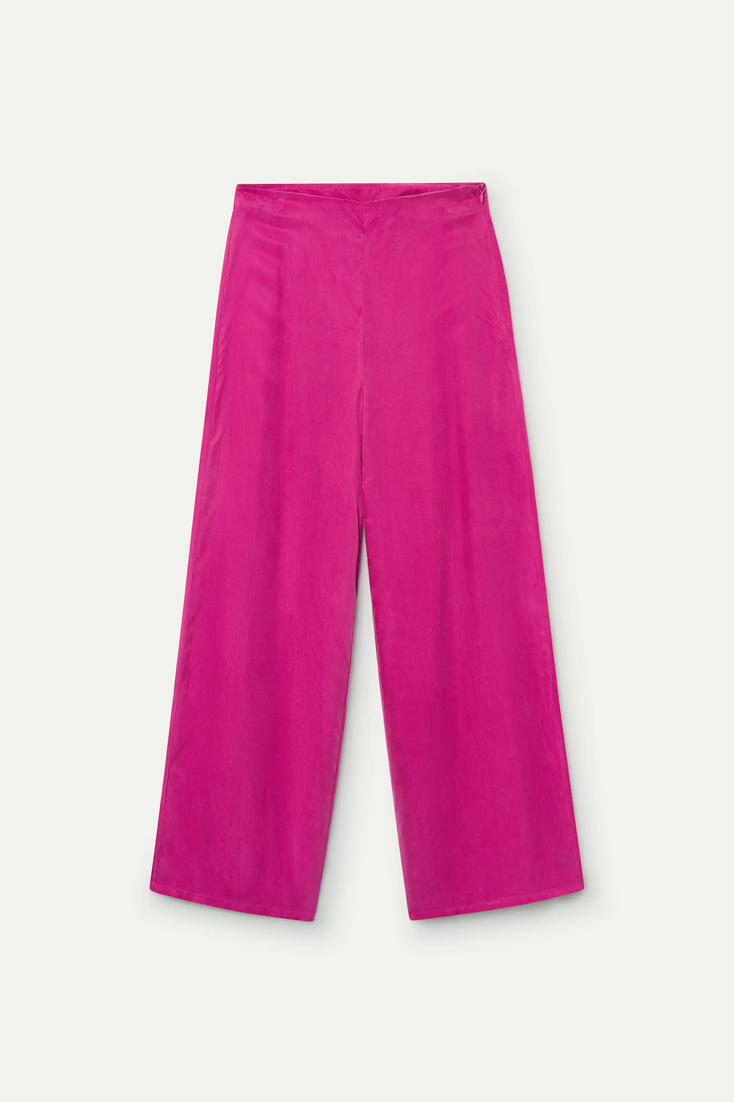 Pantalón wide leg fucsia