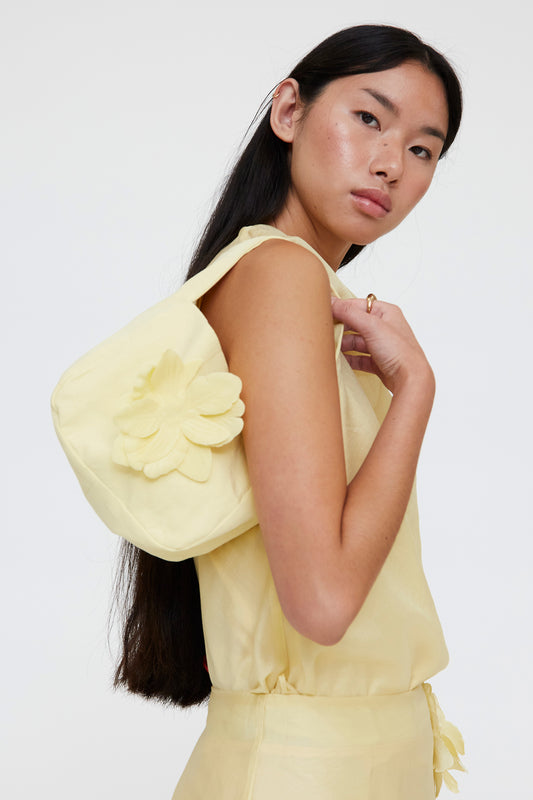 Light yellow handbag