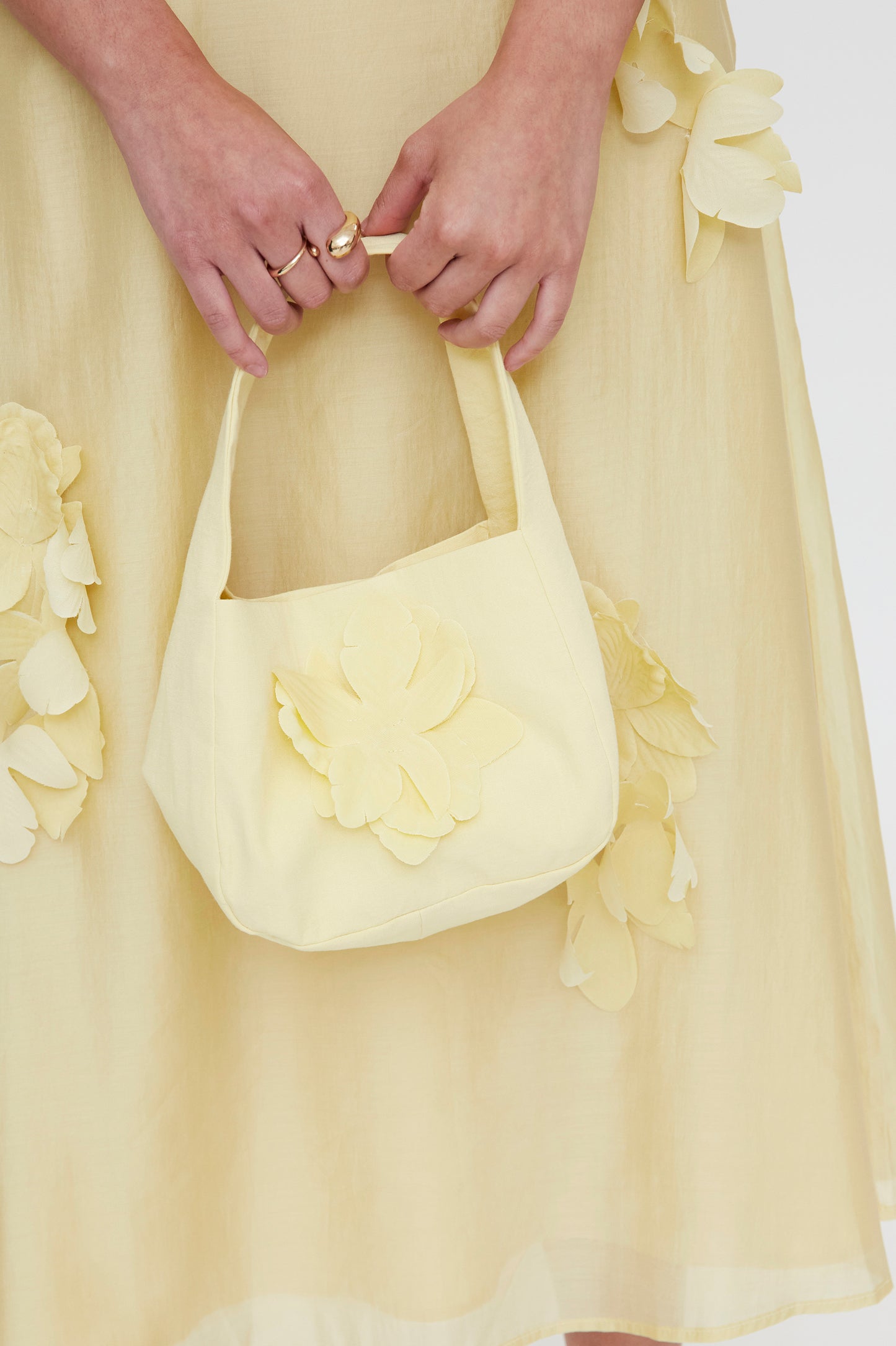 Light yellow handbag
