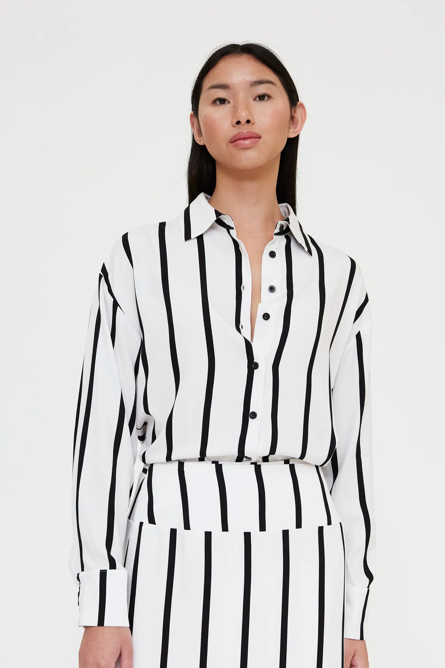 Camisa con estampado Grimaud White