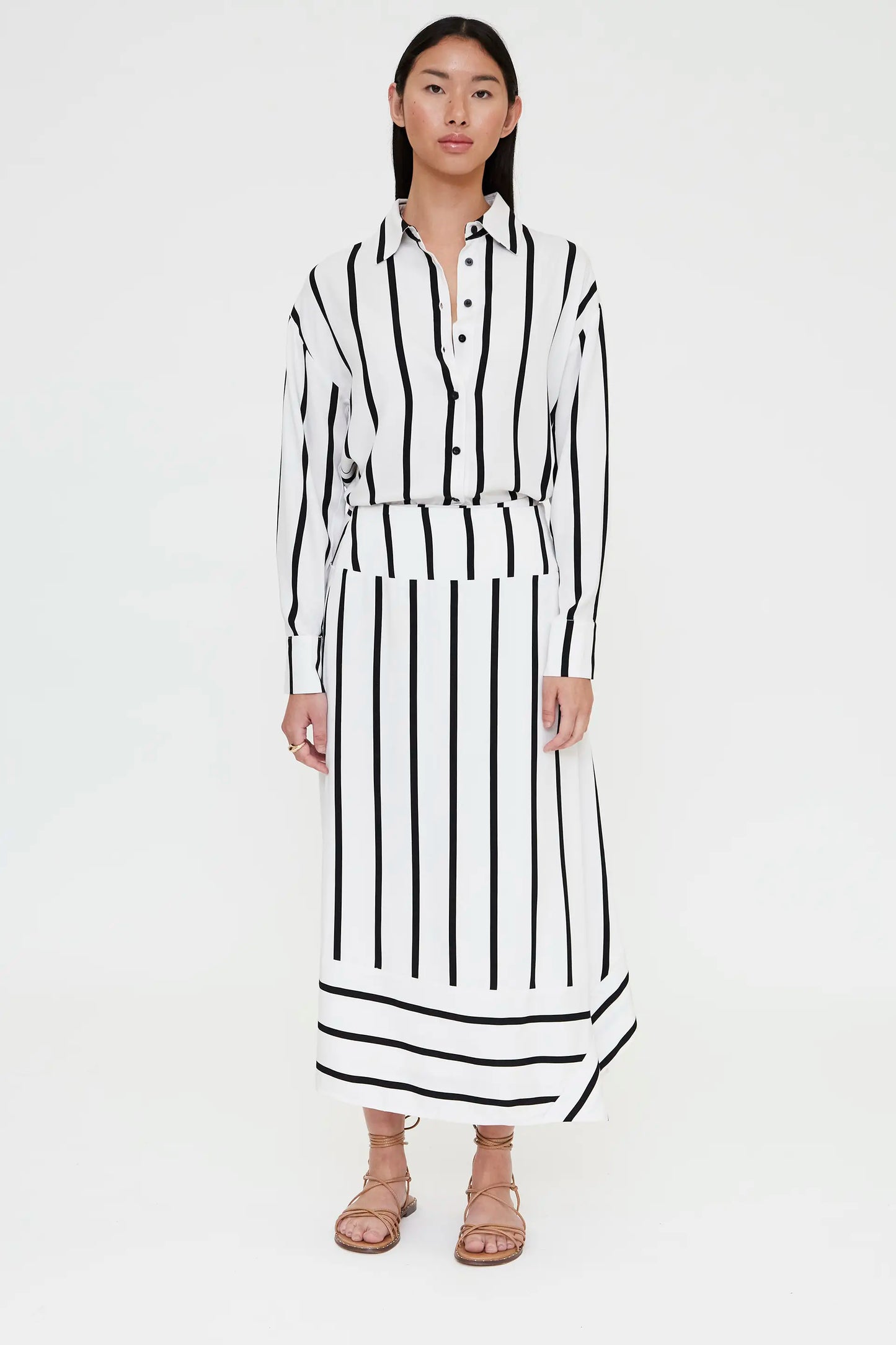 Camisa con estampado Grimaud White