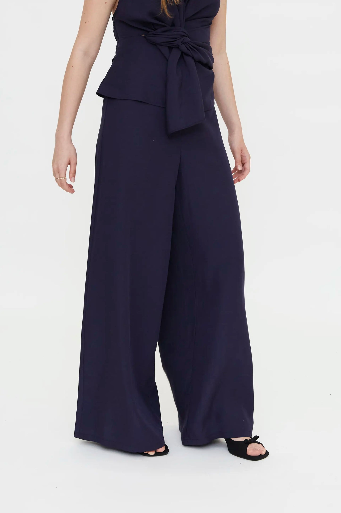 Pantalón fluido Navy Blue