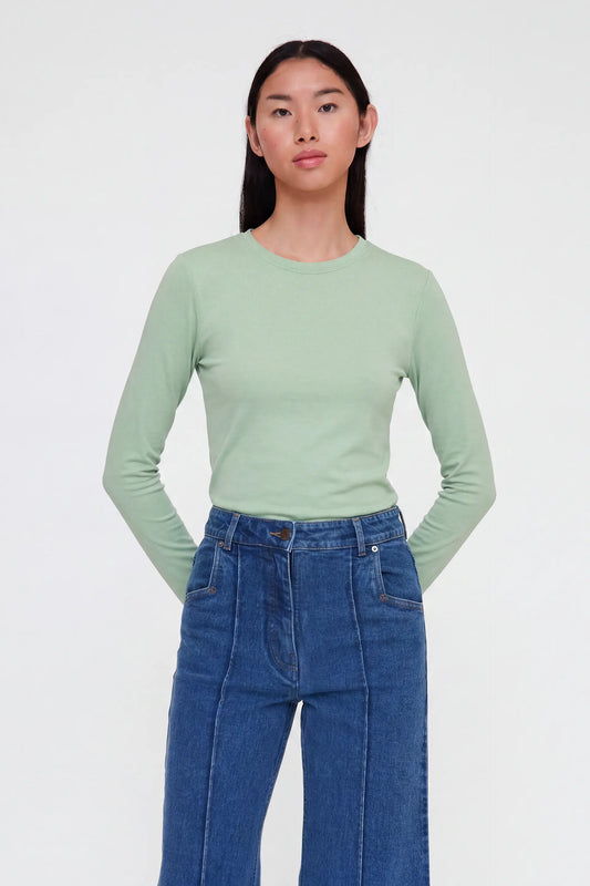Camiseta básica verde