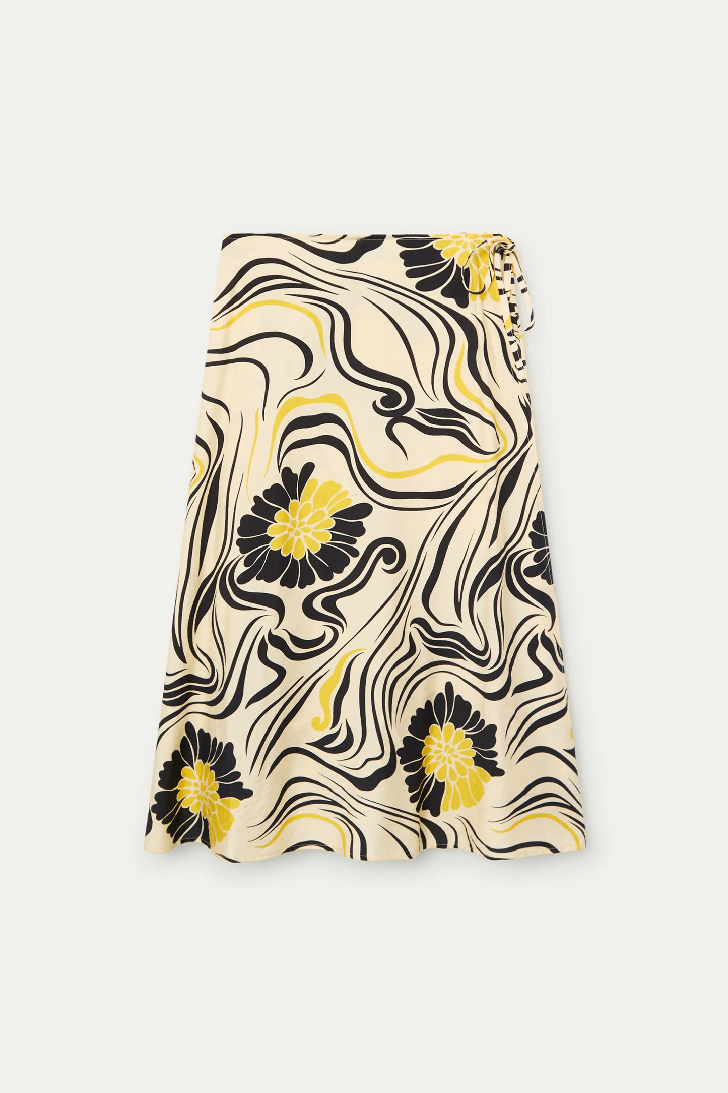 Falda midi con estampado Praga