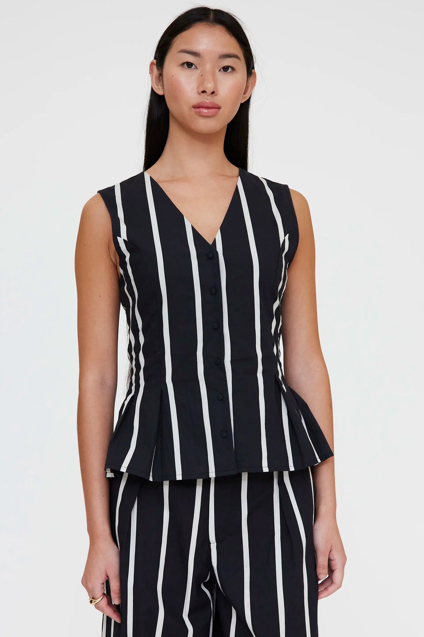 Grimaud Black Print Vest