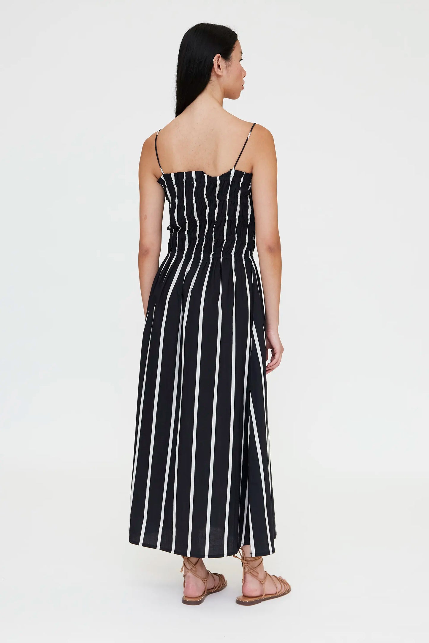 Long dress with Grimaud Black print