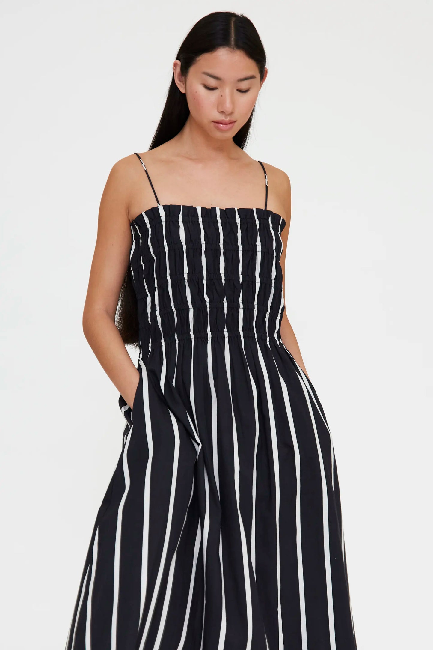 Long dress with Grimaud Black print