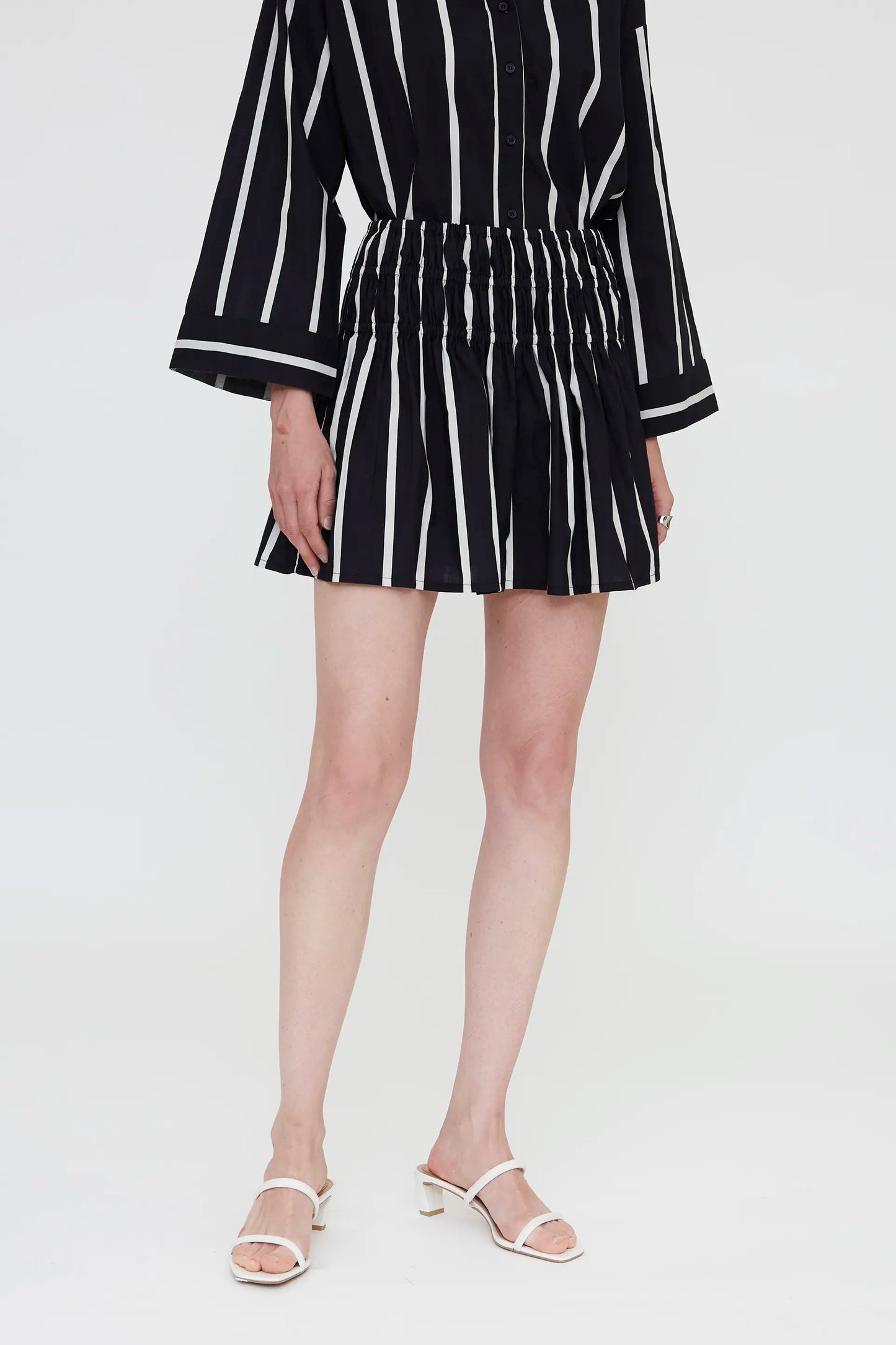 Falda corta con estampado Grimaud Black