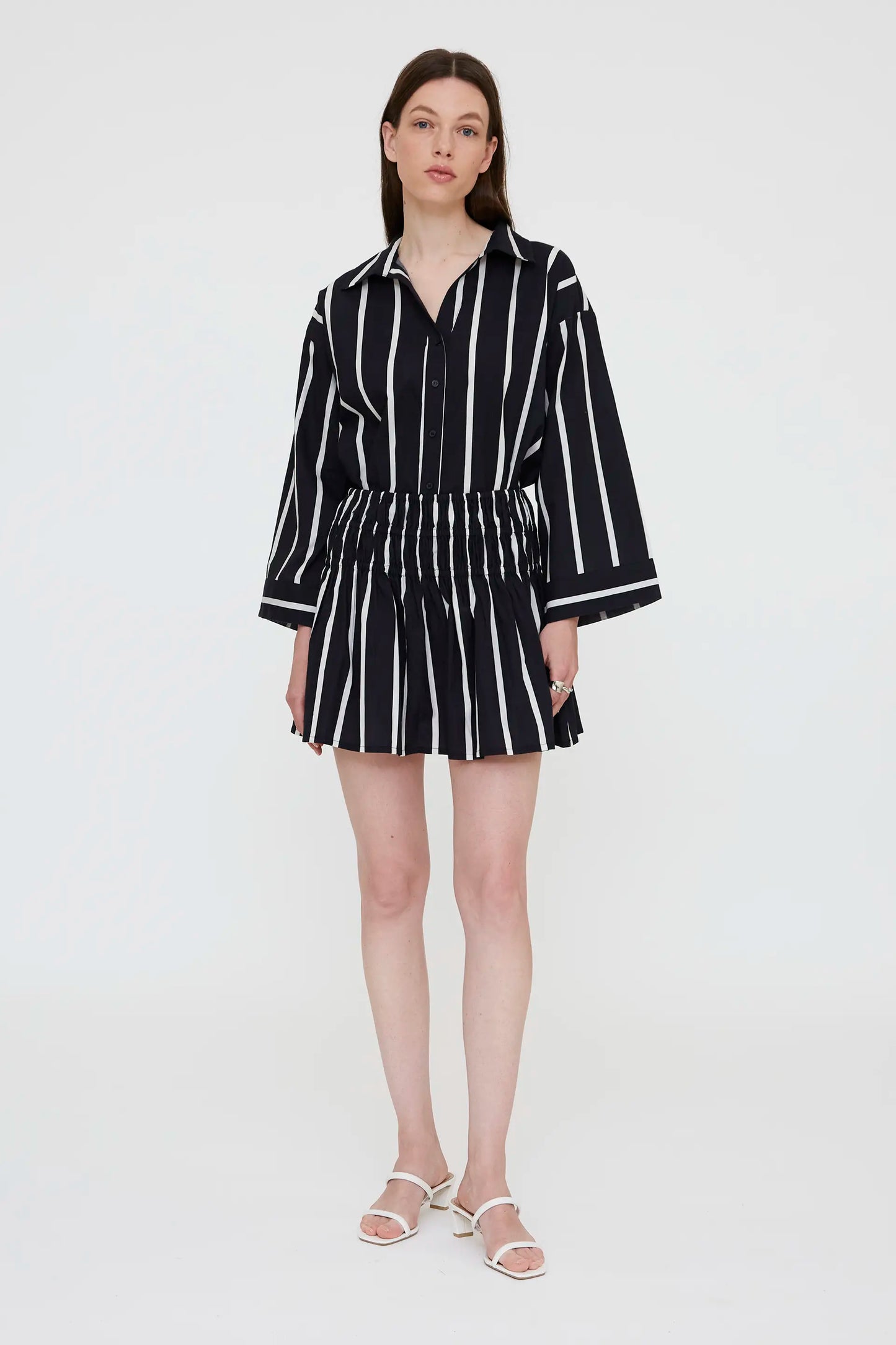 Falda corta con estampado Grimaud Black
