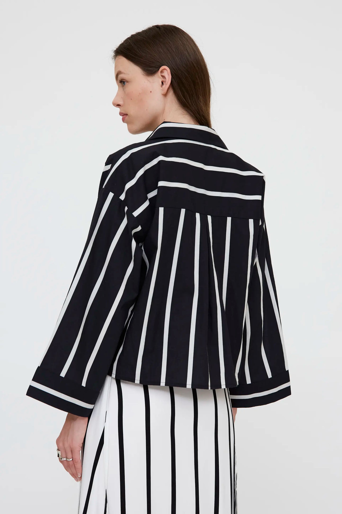 Camisa fluida con estampado Grimaud Black