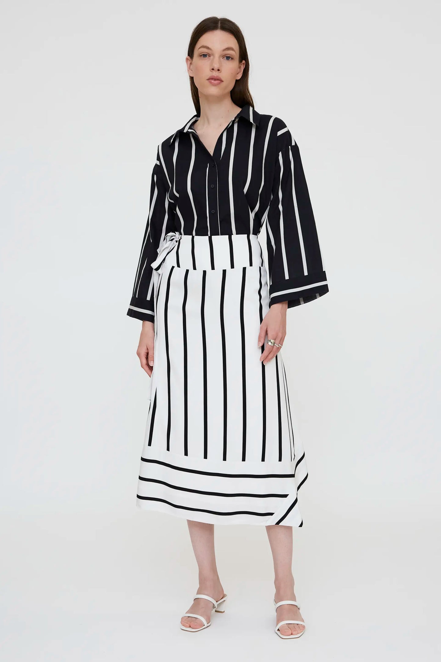 Camisa fluida con estampado Grimaud Black