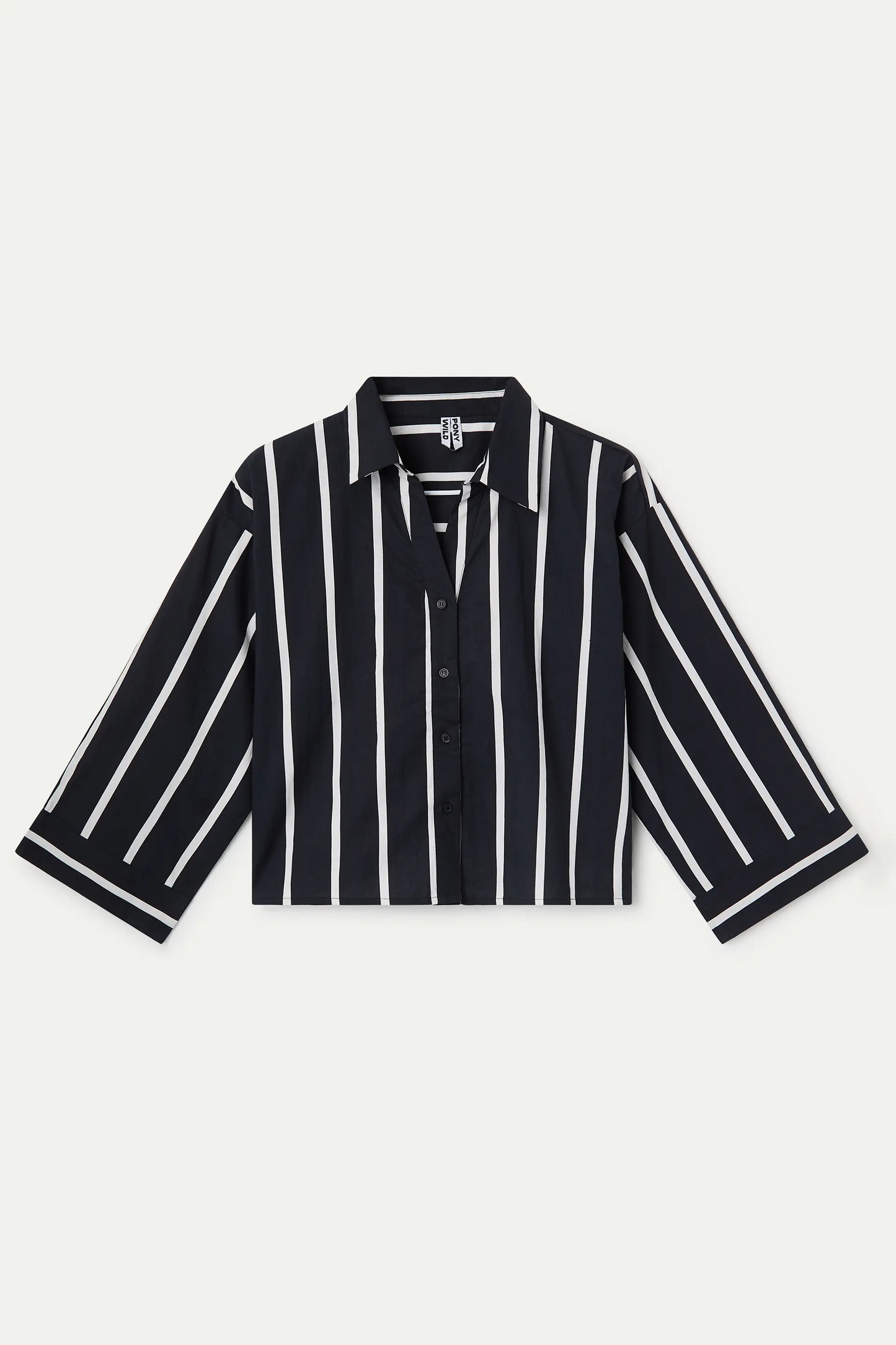 Camisa fluida con estampado Grimaud Black