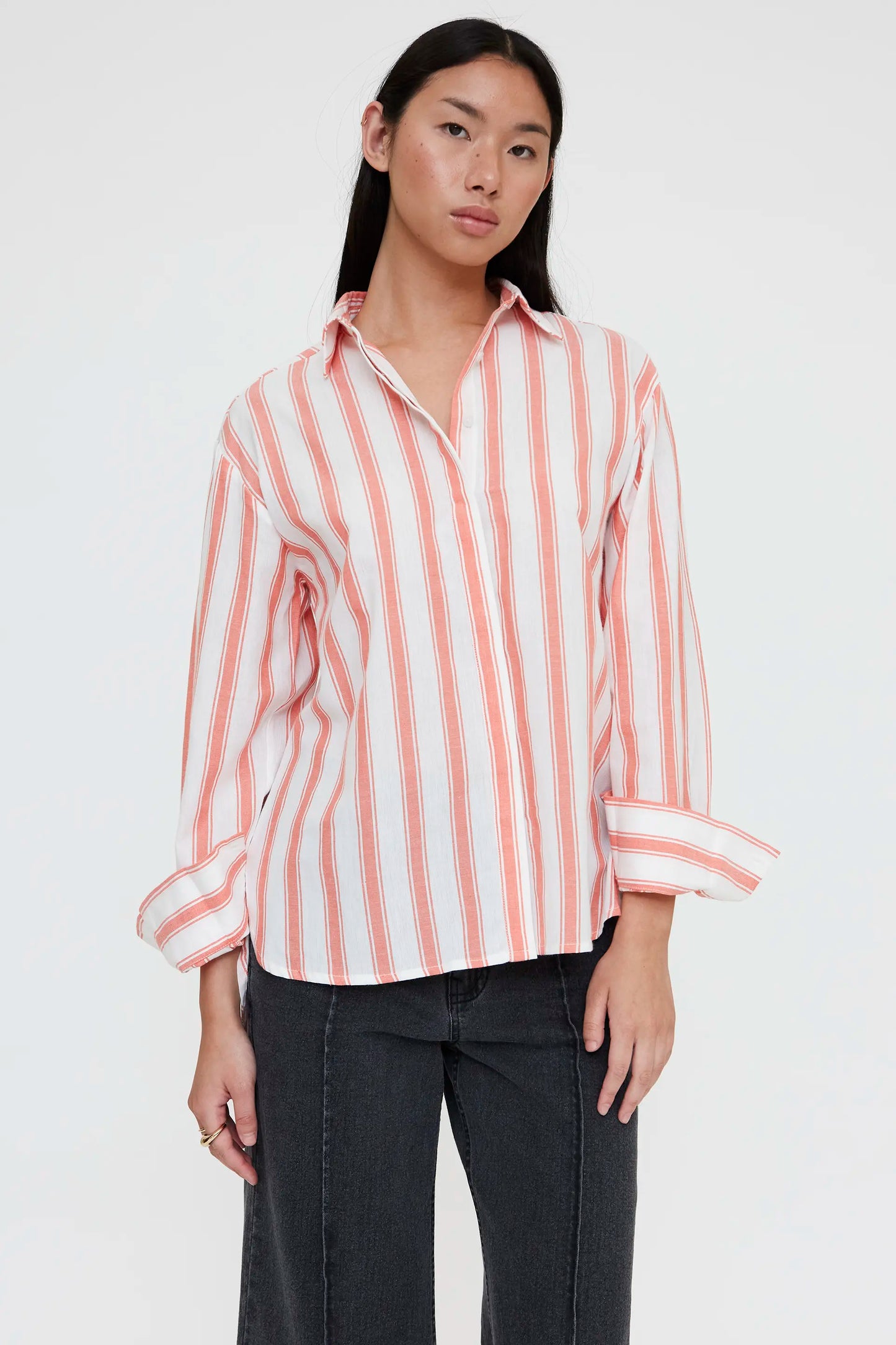 Camisa con estampado Emberglow Stripes