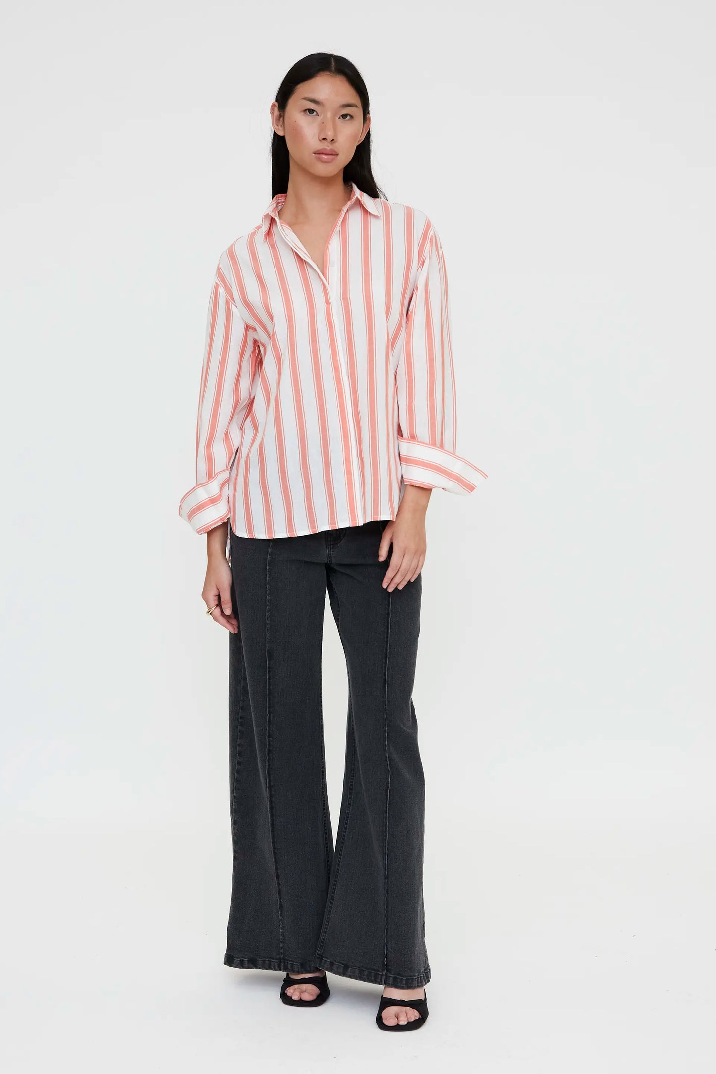 Camisa con estampado Emberglow Stripes