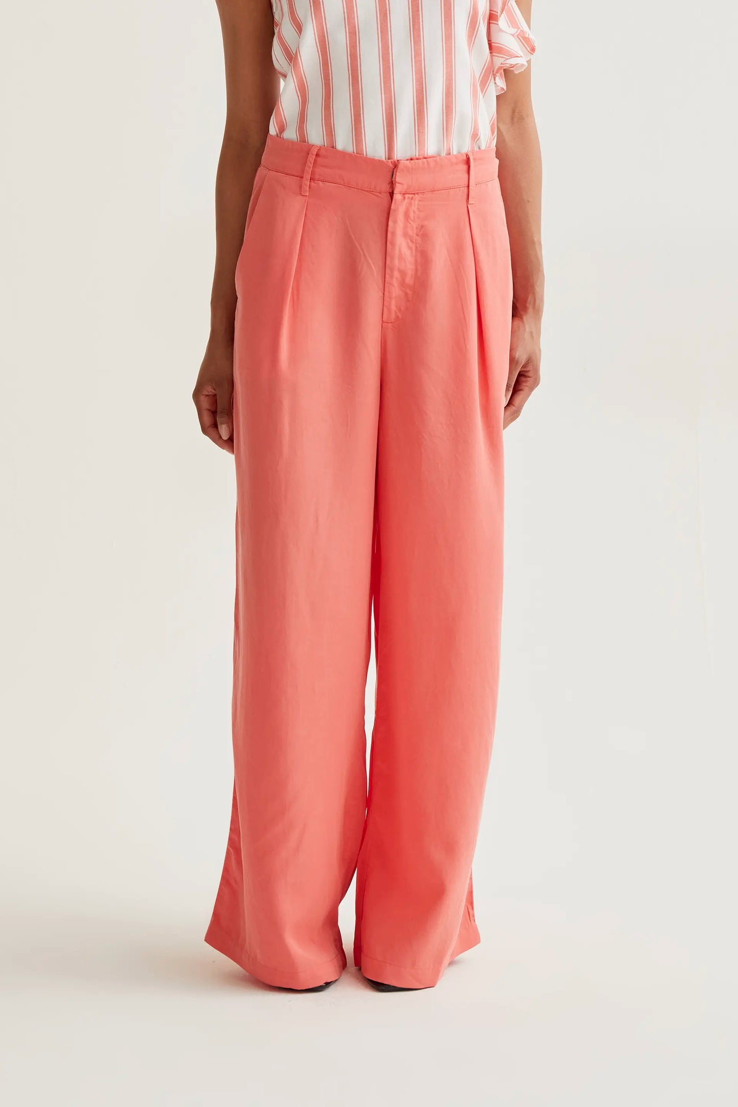 Coral wide leg trousers