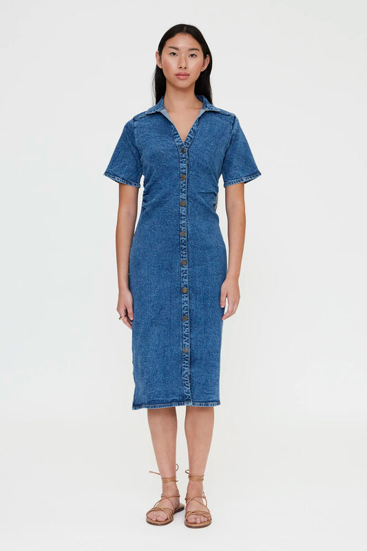 Vestido midi vaquero azul