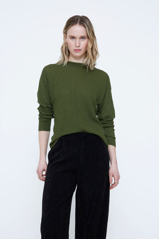 Jersey verde con textura