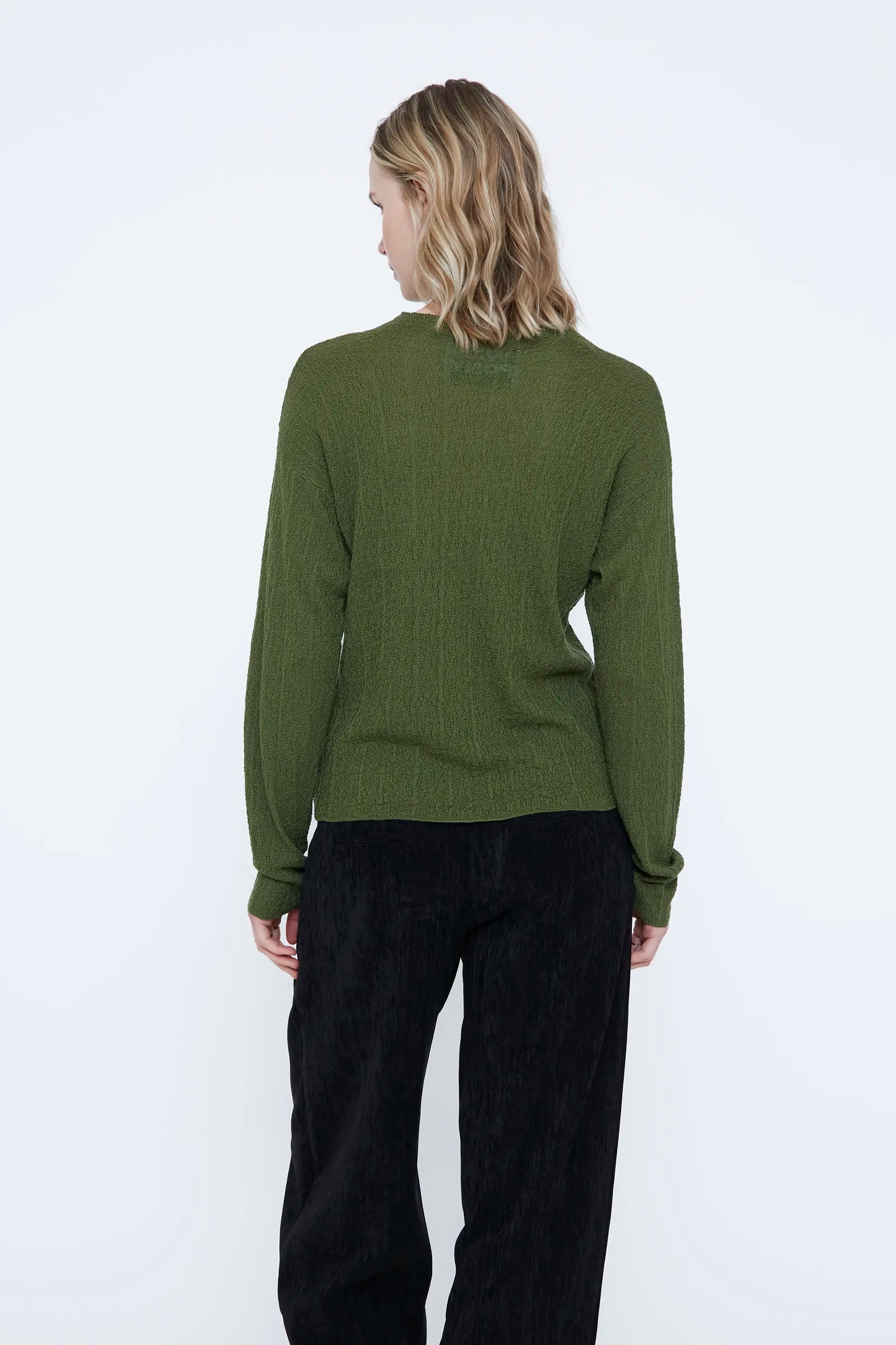 Jersey verde con textura