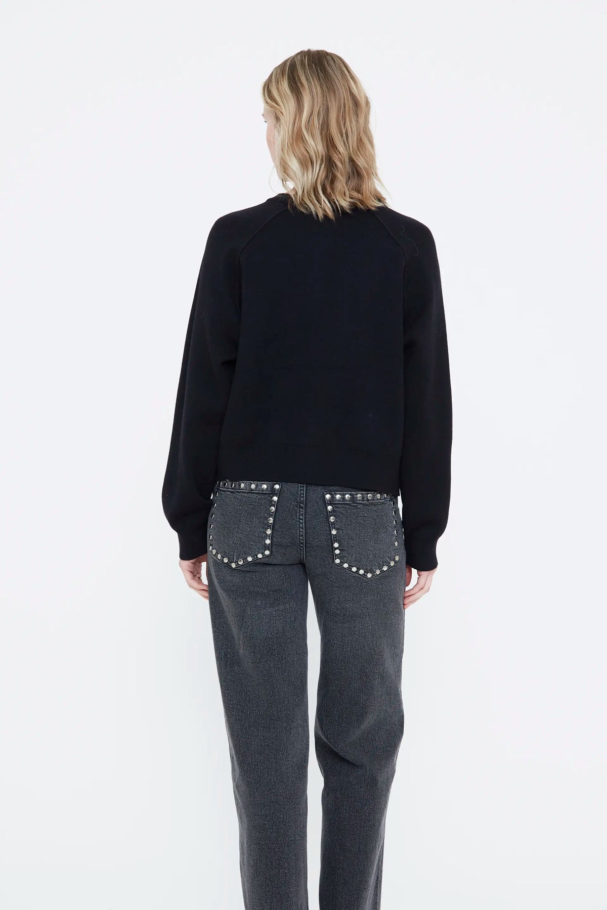 Basic black cardigan