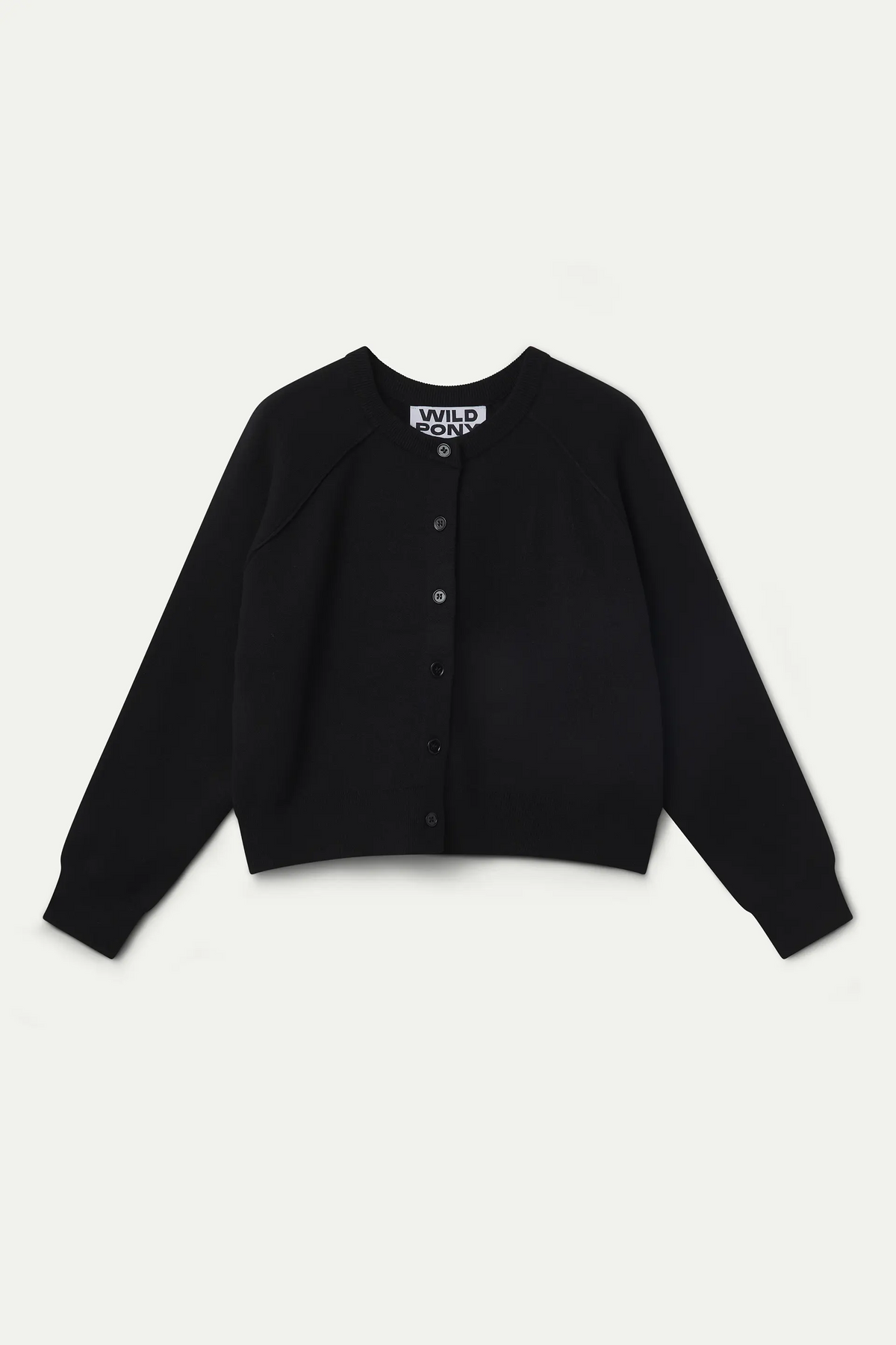 Basic black cardigan