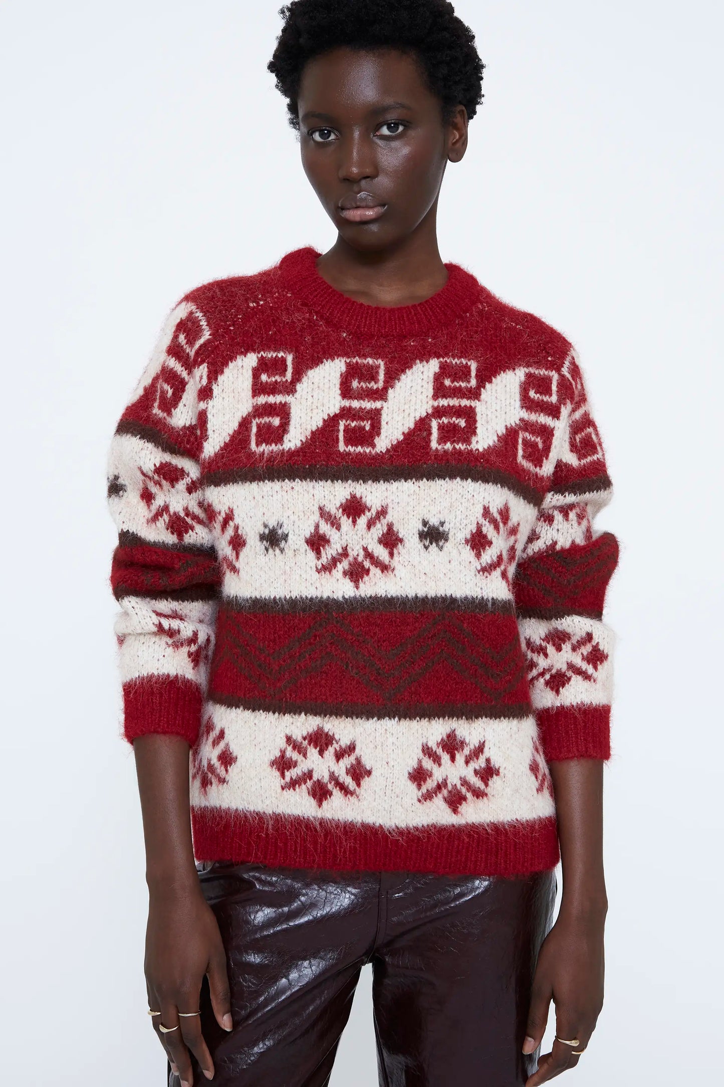 Jersey con estampado Fair Isle