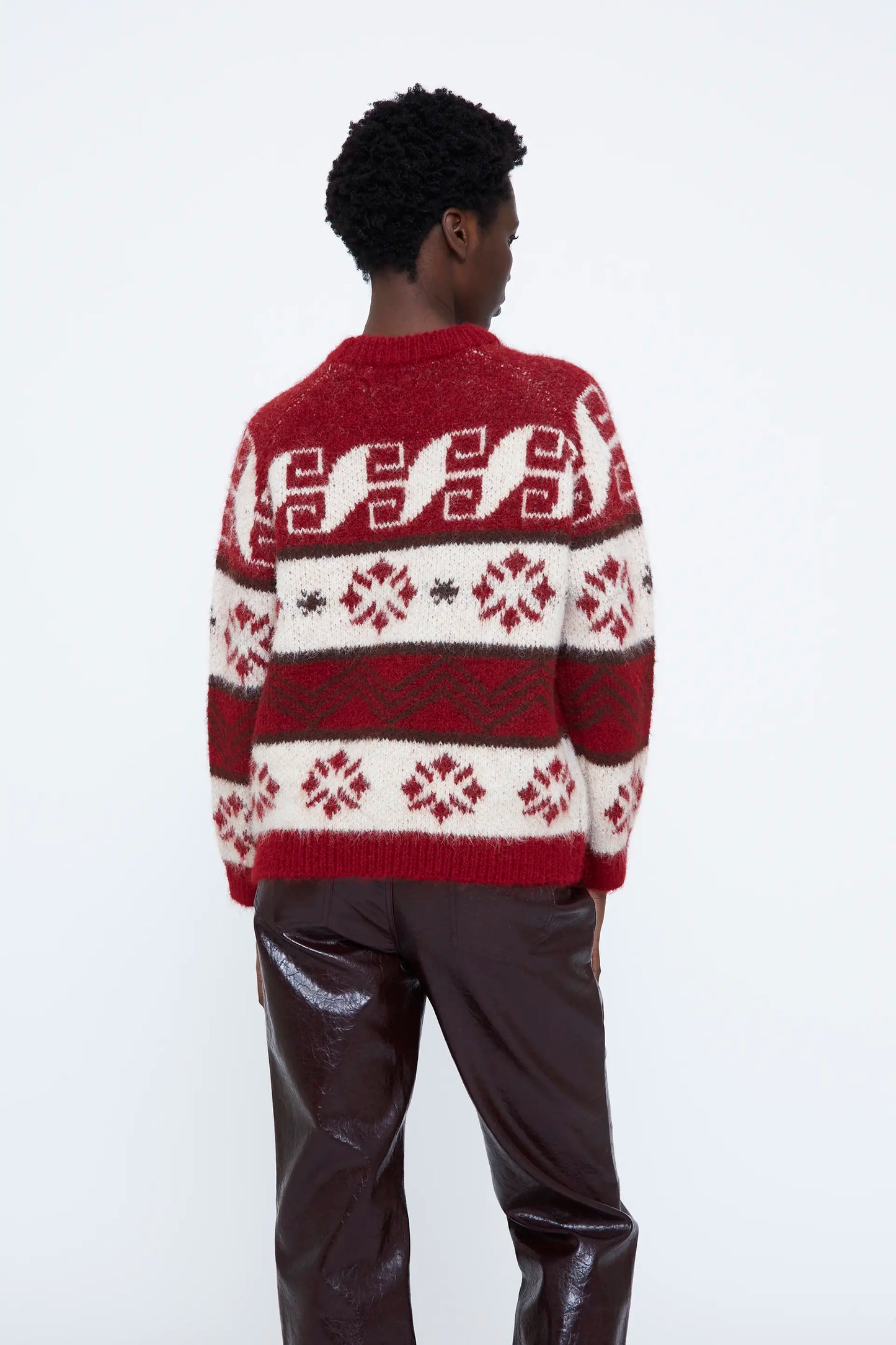 Jersey con estampado Fair Isle
