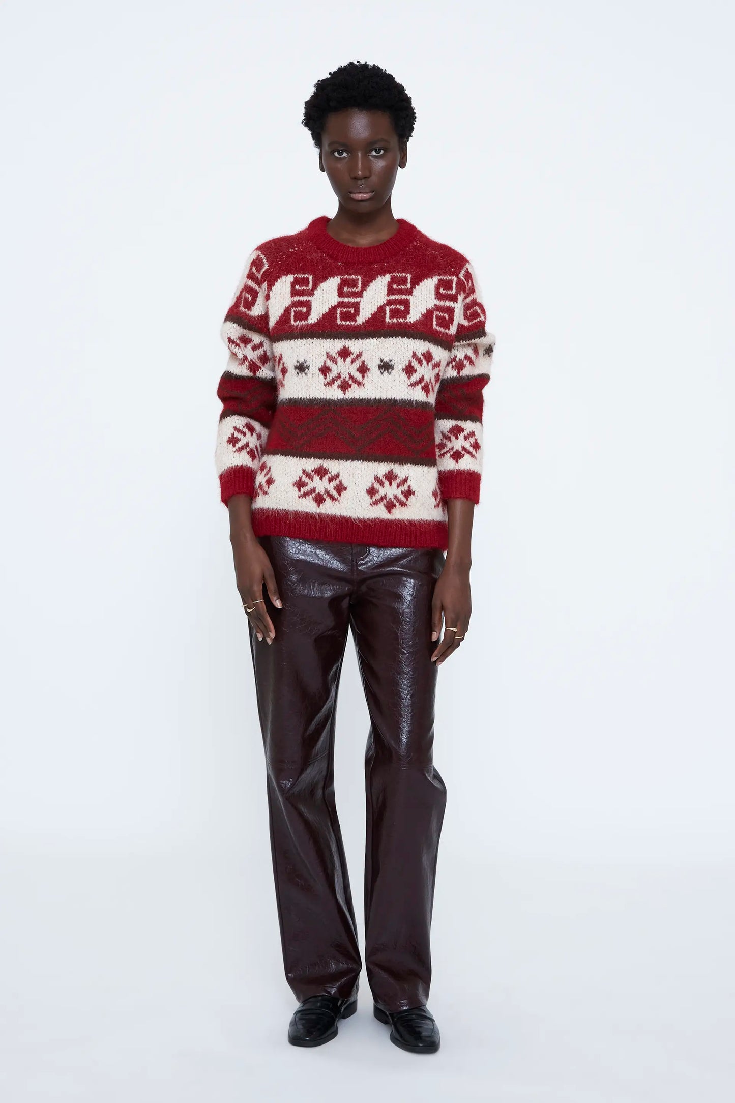 Jersey con estampado Fair Isle