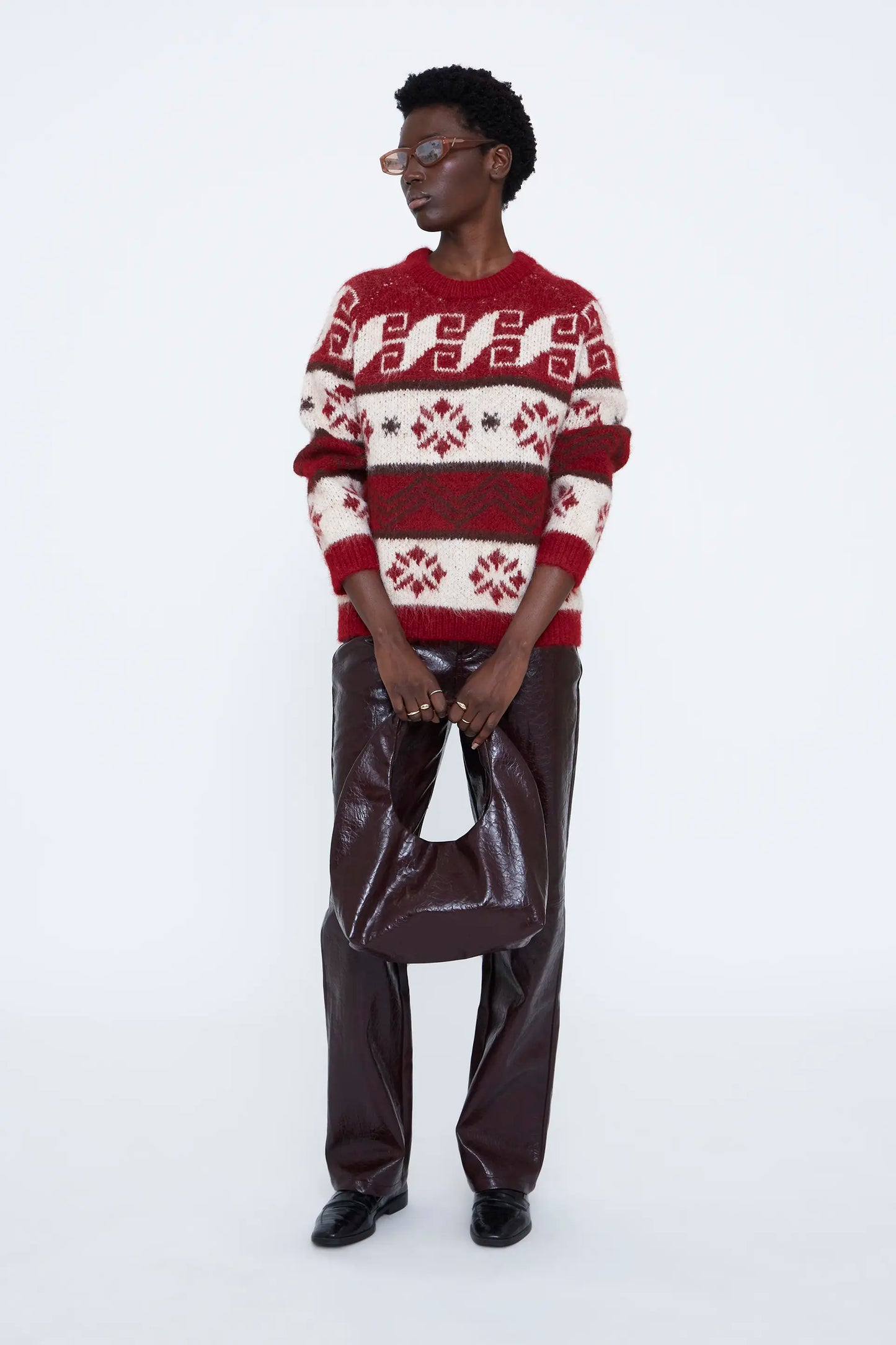 Jersey con estampado Fair Isle