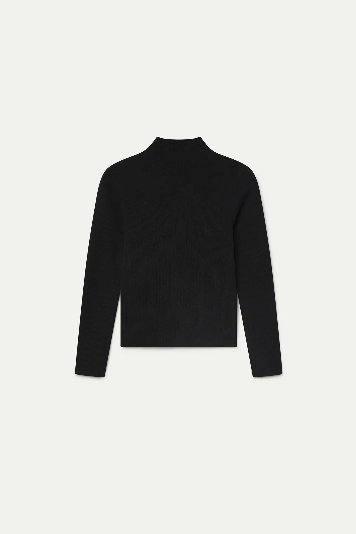 Top cuello alto negro