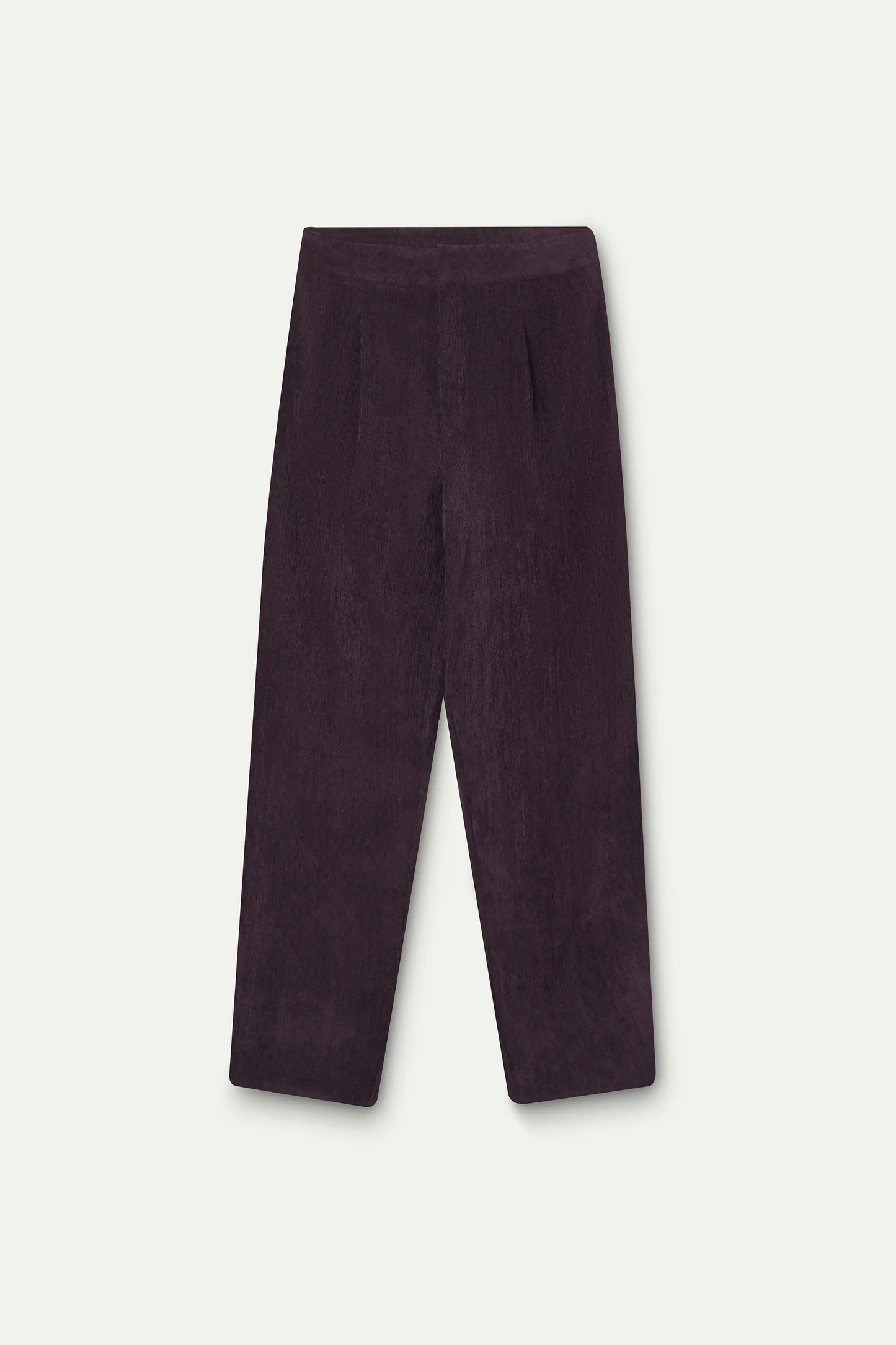 Pantalón terciopelo burdeos