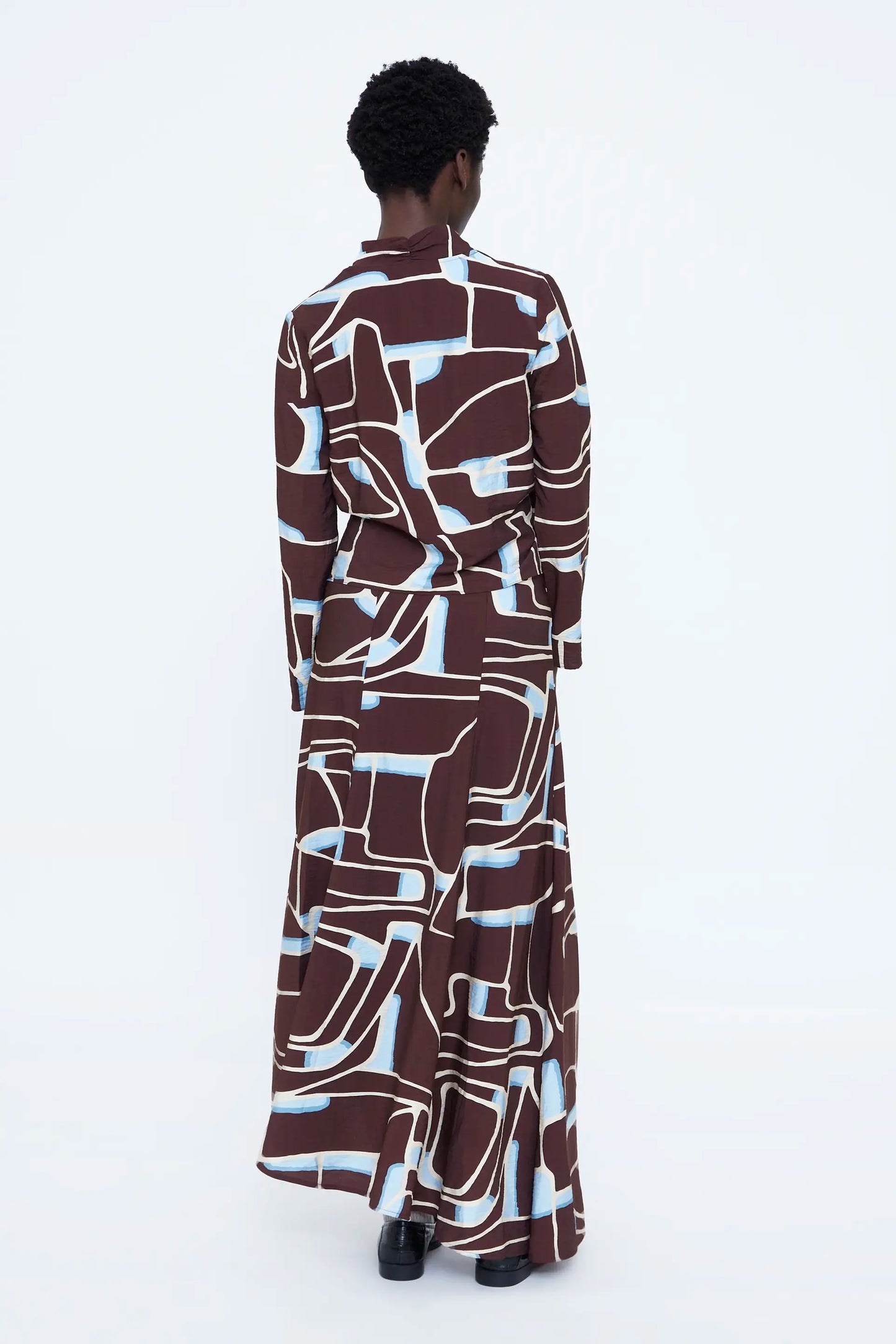 Bombón print crossover top