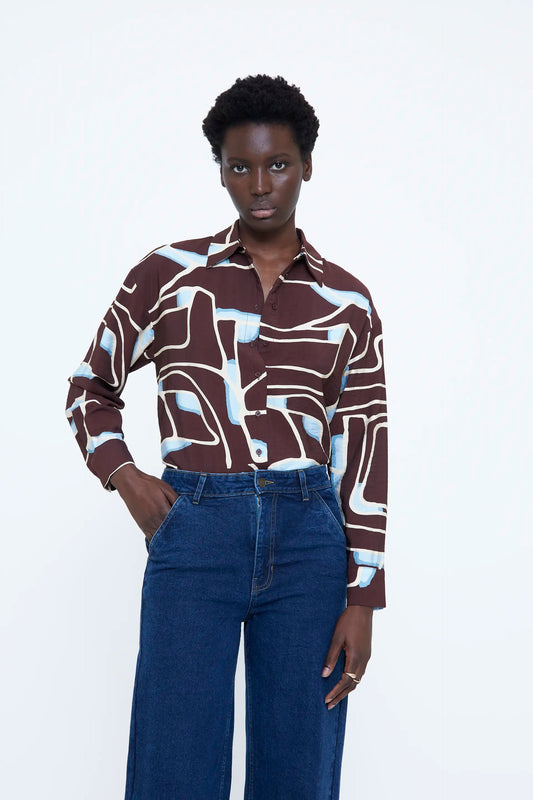 Camisa con estampado Bombón