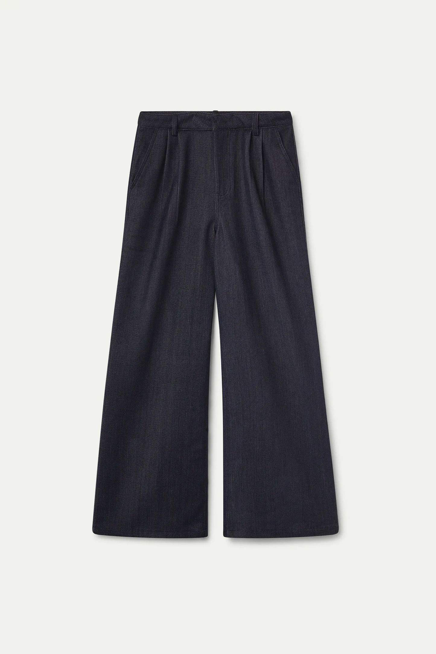 Navy blue trousers