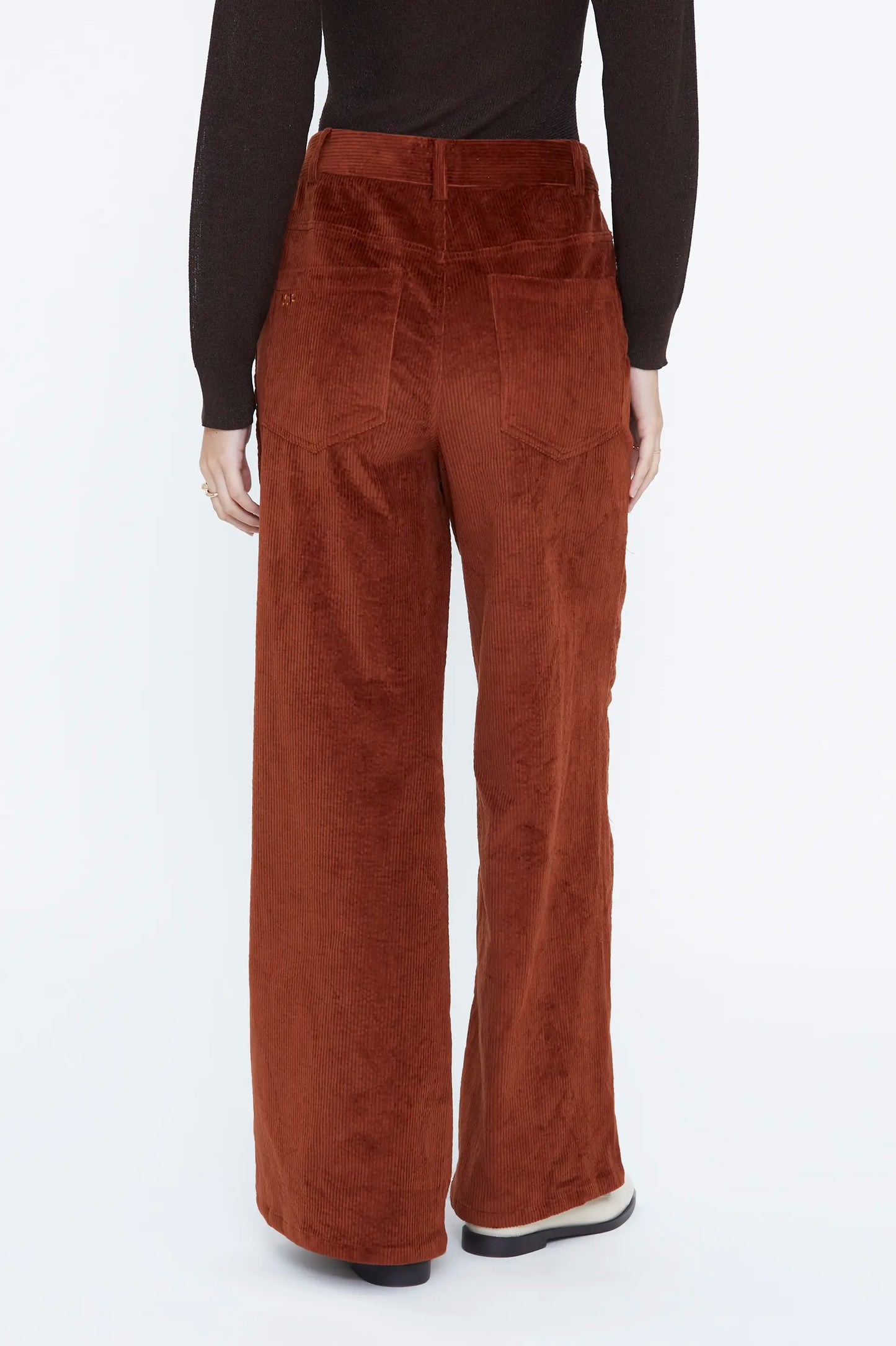 Brown corduroy trousers