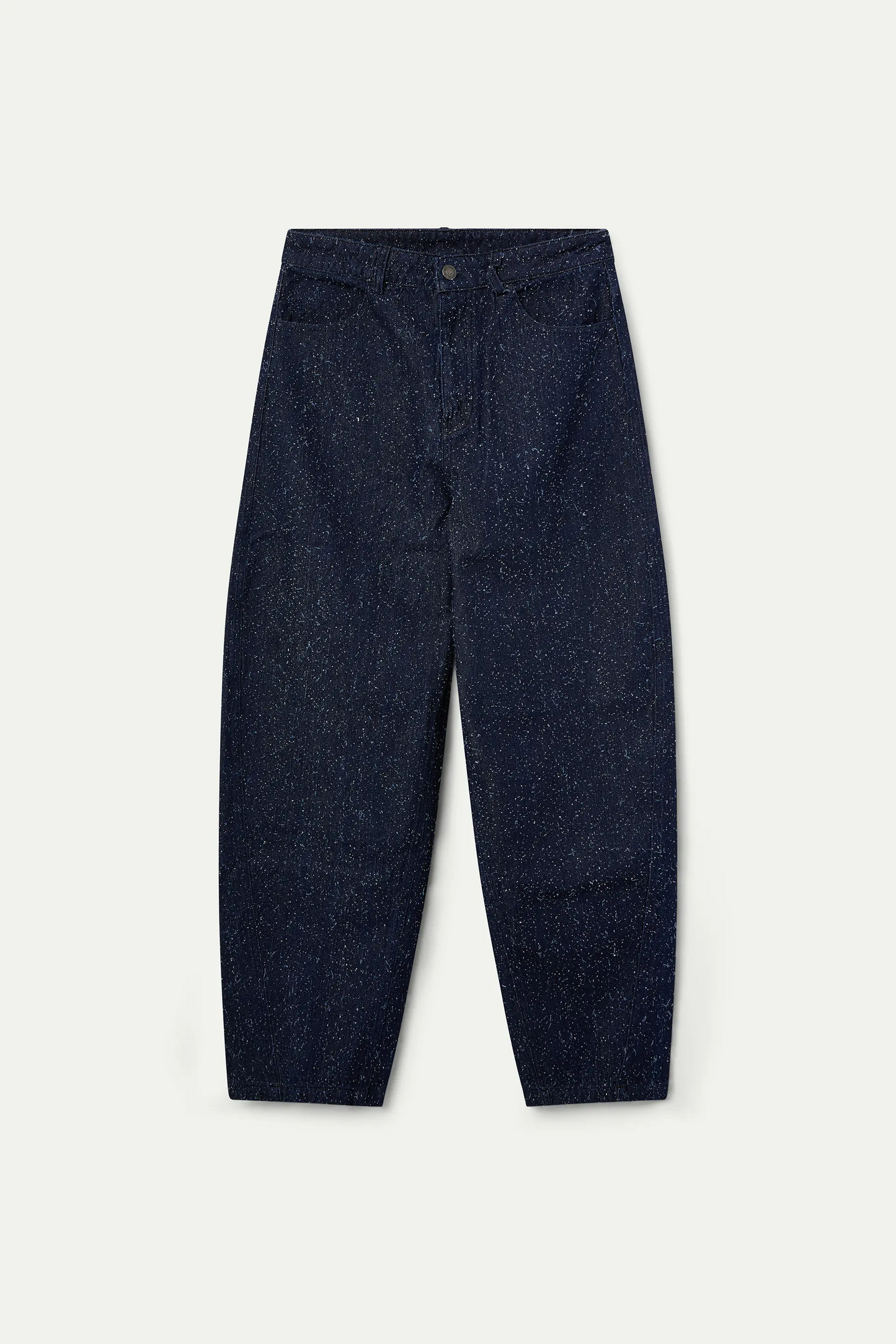 Pantalón vaquero con textura azul marino