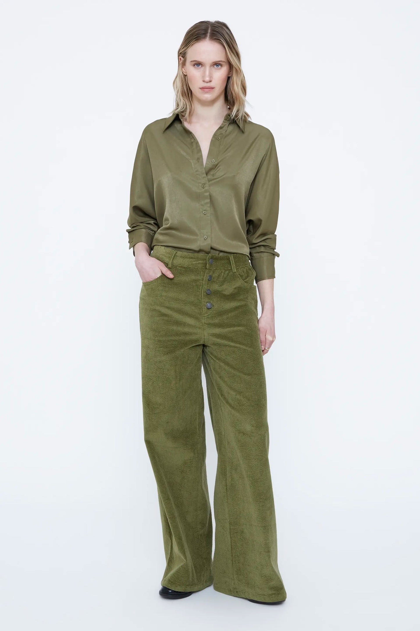 Camisa santin verde oliva