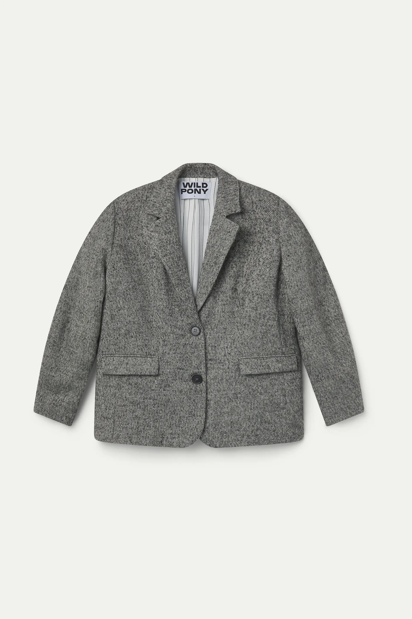 Blazer tweed gris