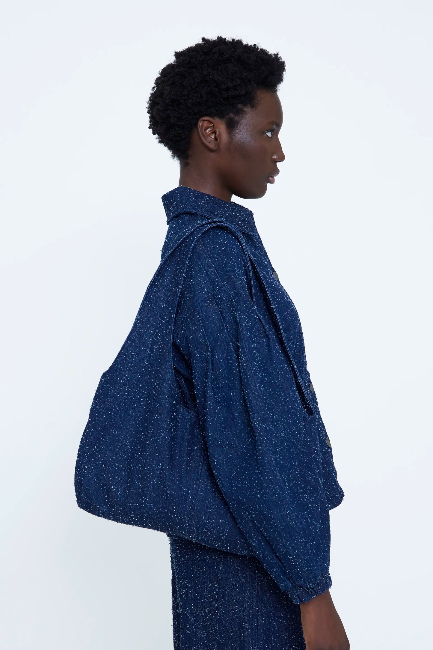Bolso de hombro denim