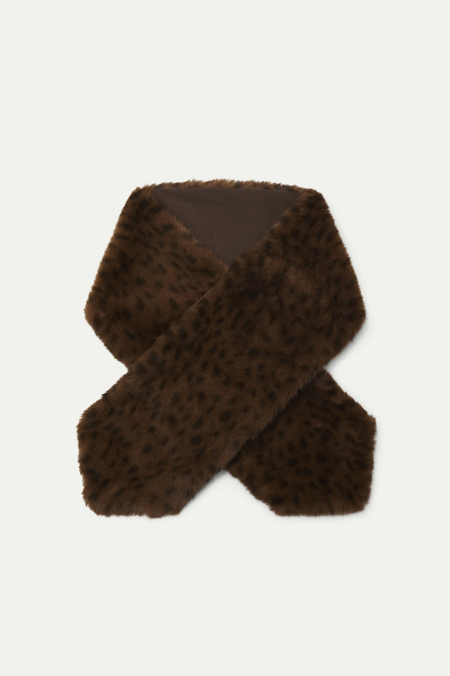 Bufanda efecto pelo leopard