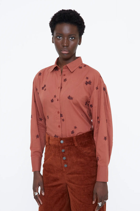 Almond Flower Print Shirt